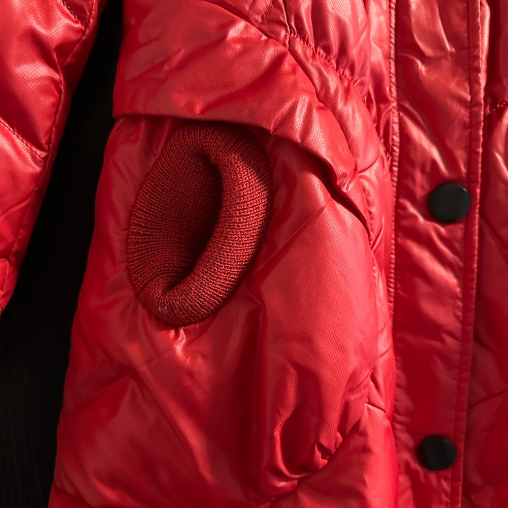 Puffer Coat real rabbit Fur - Picture 3 of 7